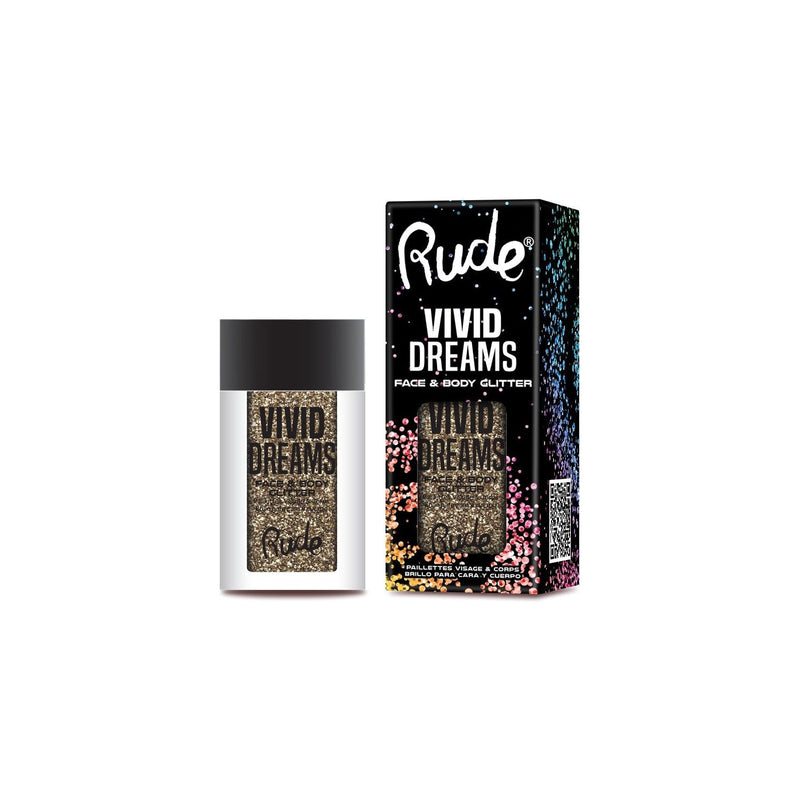 Rude Cosmetics Vivid Dreams Face & Body Glitter Loose Glitter & Pigments