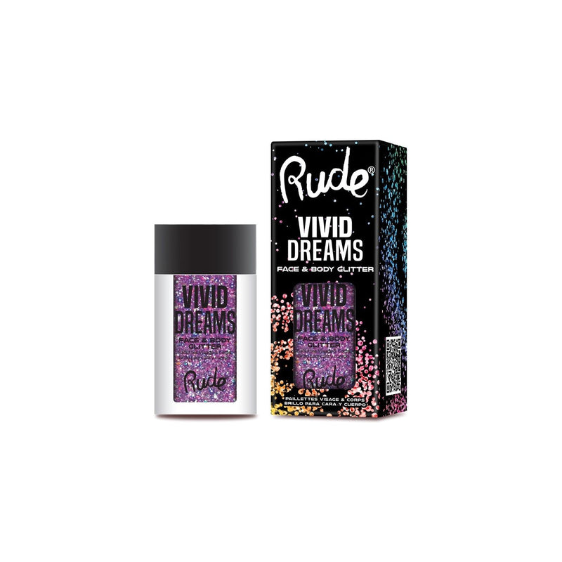 Rude Cosmetics Vivid Dreams Face & Body Glitter Loose Glitter & Pigments