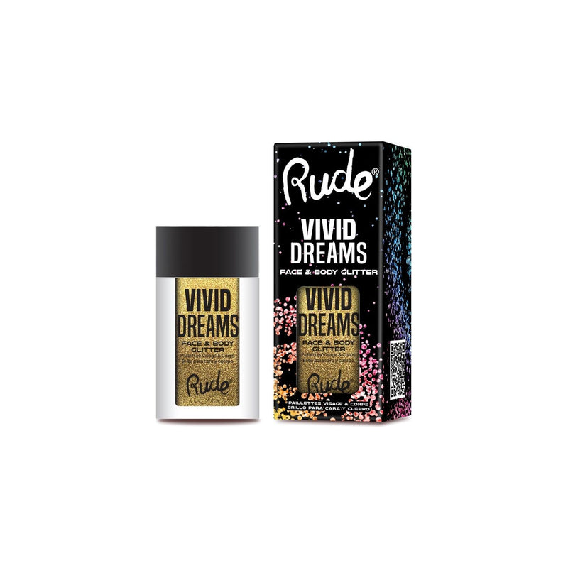 Rude Cosmetics Vivid Dreams Face & Body Glitter Loose Glitter & Pigments