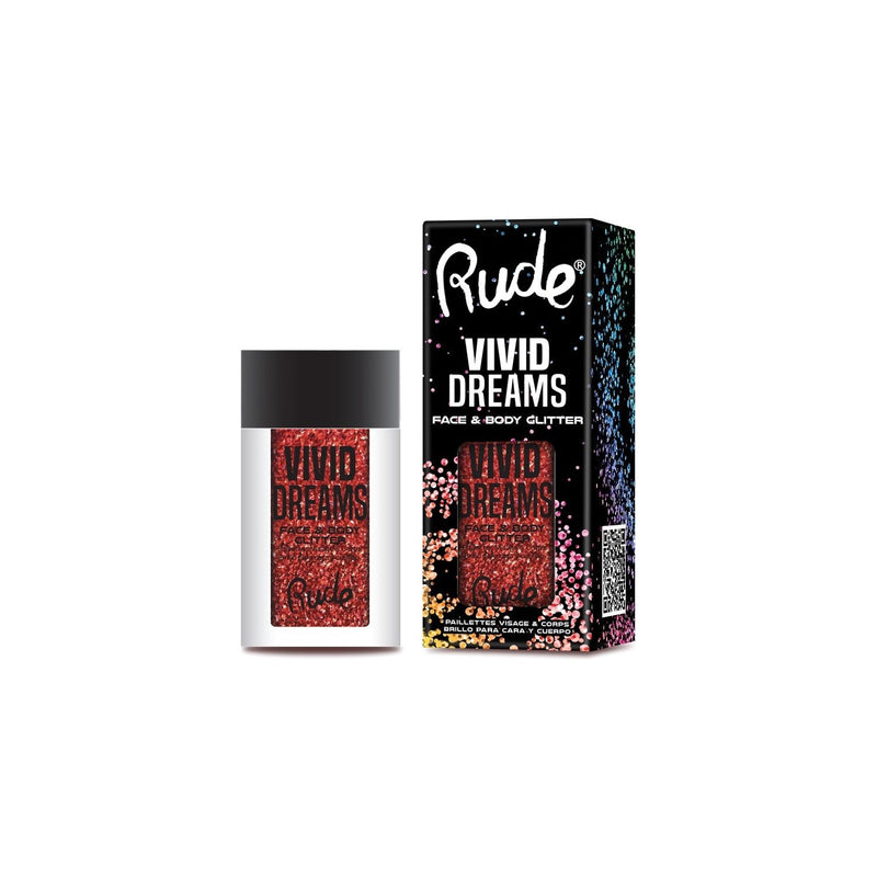Rude Cosmetics Vivid Dreams Face & Body Glitter Loose Glitter & Pigments