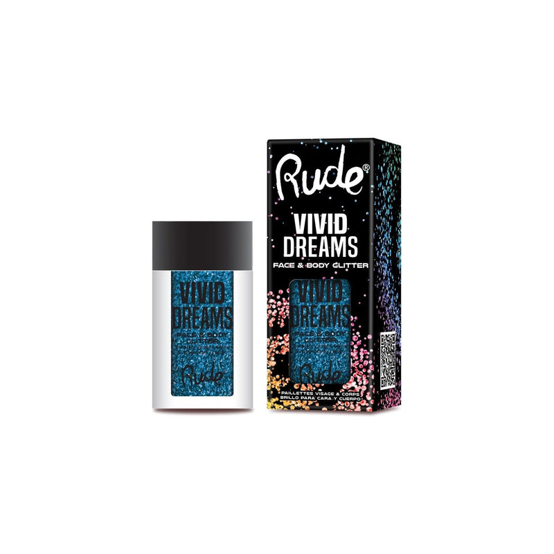 Rude Cosmetics Vivid Dreams Face & Body Glitter Loose Glitter & Pigments