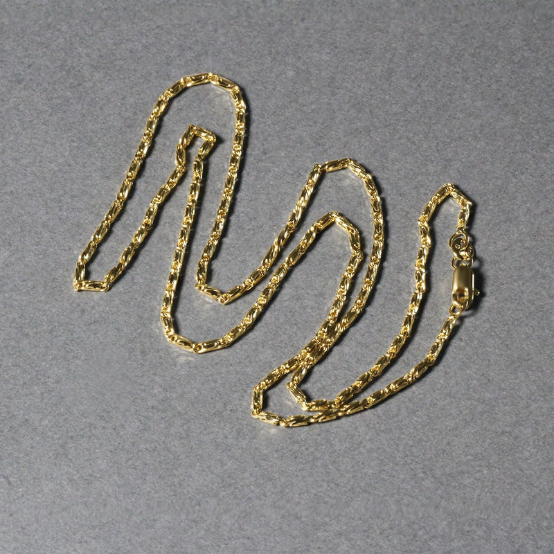 Bids.com Diamond Cut Fancy Links Pendant Chain in 14k Yellow Gold (1.5mm) Necklaces