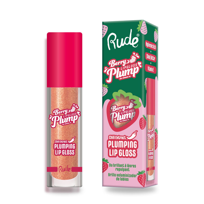 Rude Cosmetics Berry Plump Plumping Lip Gloss Lip Gloss