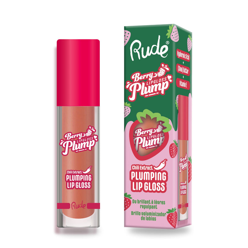 Rude Cosmetics Berry Plump Plumping Lip Gloss Lip Gloss