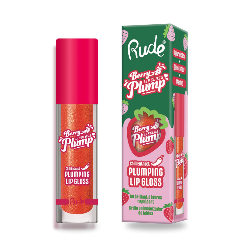 Rude Cosmetics Berry Plump Plumping Lip Gloss Lip Gloss
