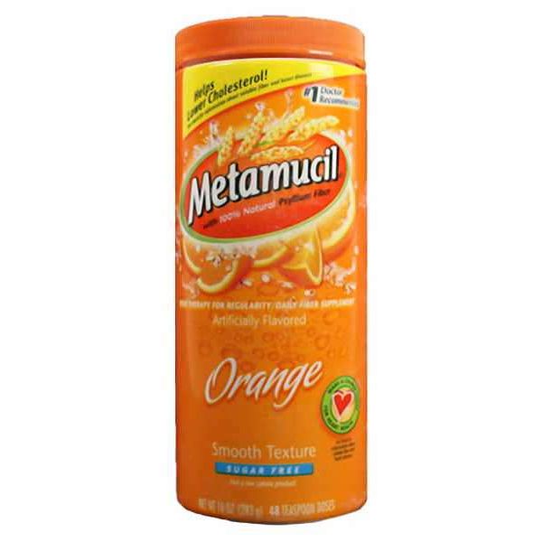 Metamucil Metamucil Multi-Health Psyllium Fiber Supplement Sugar-Free Powder, Orange Flavored, 48 Servings Health & Beauty