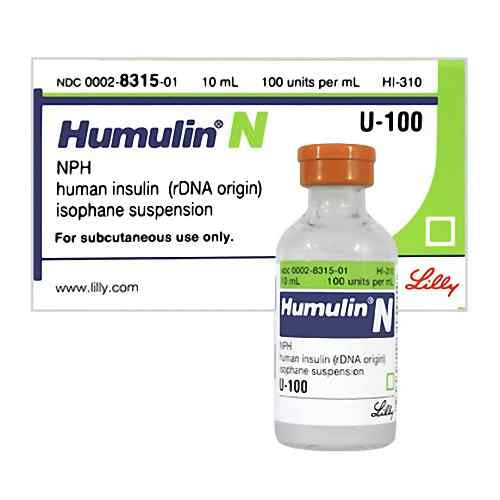 Eli Lilly And Company Eli Lilly And Company Humulin N Insulin, 10 Ml Insulin