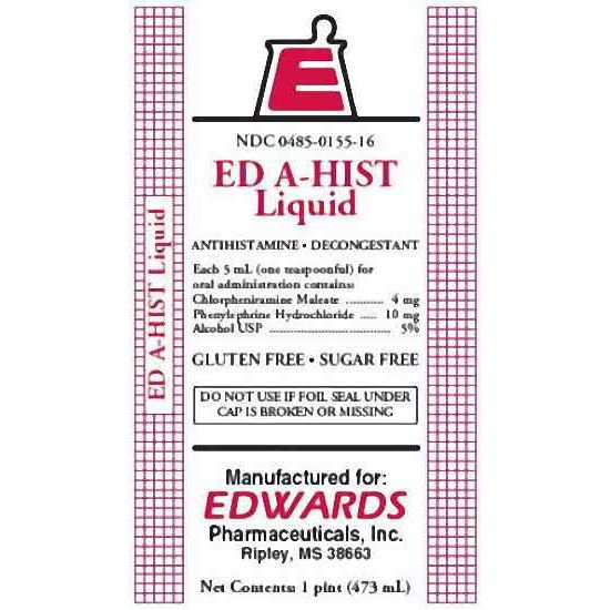 Ed A-hist Dm Ed A-hist Dm Ed-A-Hist Liquid Banana Flavor - 16 Oz Medicine & Drugs