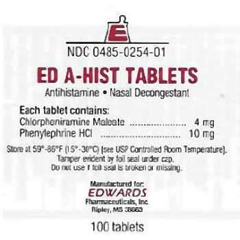 Ed-A-Hist Ed-A-Hist 100 Tabs Medicine & Drugs