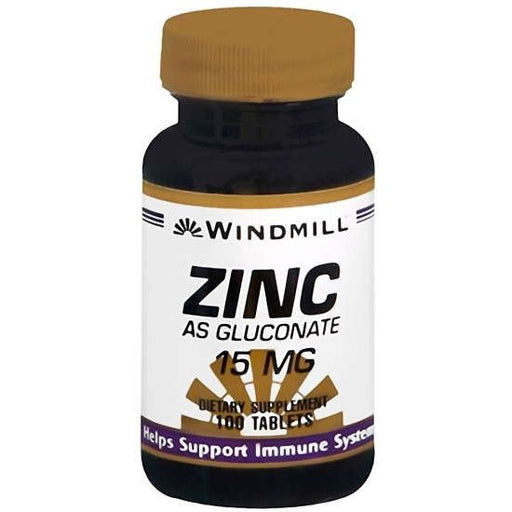 Windmill Windmill Zinc As Gluconate 15 Mg Vitamins & Supplements