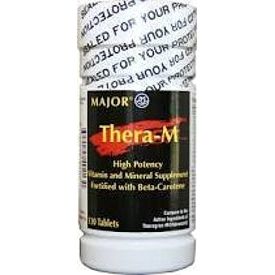 Major Major Thera-M Multivitamin Multimineral Supplement Fitness & Nutrition White Smoke