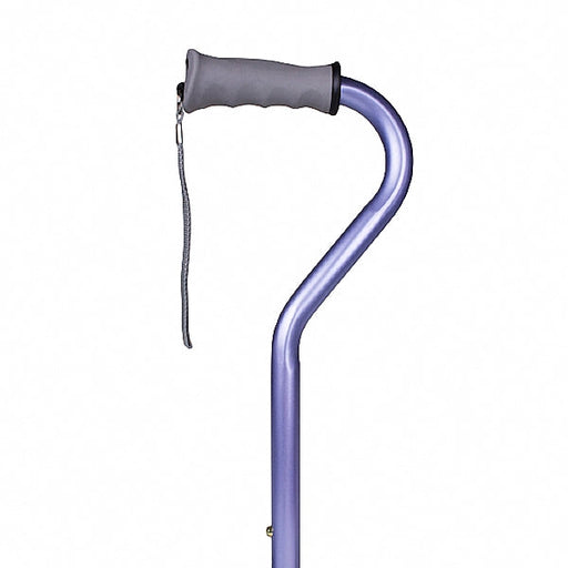 Carex Carex Adjustable Offset Cane with Ergonomic Soft Grip – Stylish Purple Finish Canes & Walking Sticks