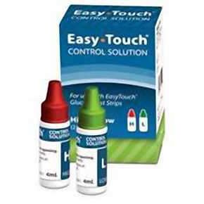 Easy Touch Easy Touch Glucose Control Solution High & Low - 2 Bottles Blood Glucose Control Solution