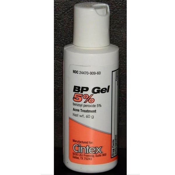 Biocomp Pharma Biocomp Pharma BP Benzoyl Peroxide 5% Gel - 2.1 Oz Medicine Cabinets