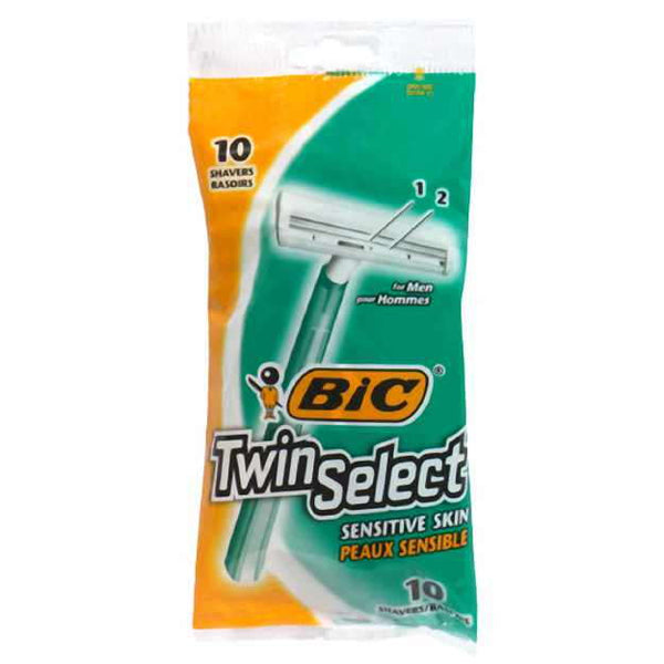 Bic Bic Twin Select Shaver For Sensitive Skin White Smoke