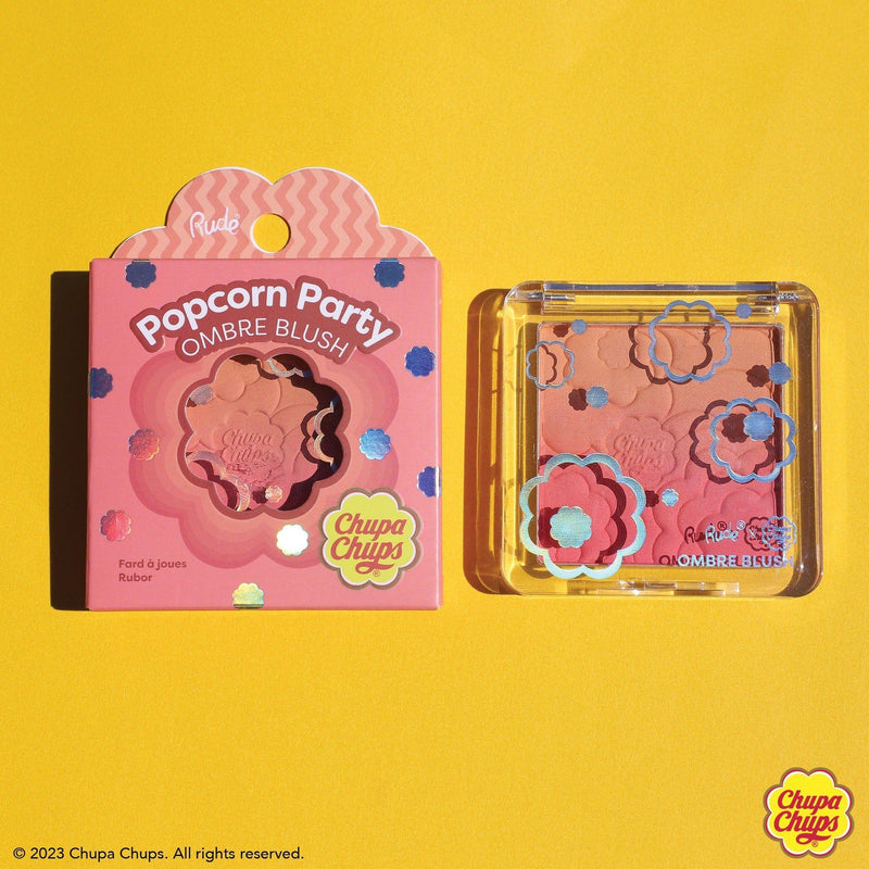 Rude Cosmetics Chupa Chups Popcorn Party Ombre Blush Blush