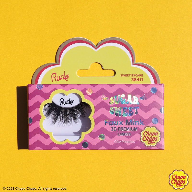 Rude Cosmetics Chupa Chups Sugar Sweet Faux Mink Lashes False Eyelashes