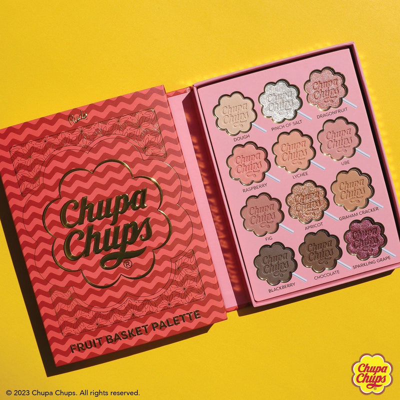 Rude Cosmetics Chupa Chups Fruit Basket 12 Color Palette Eyeshadow Palette