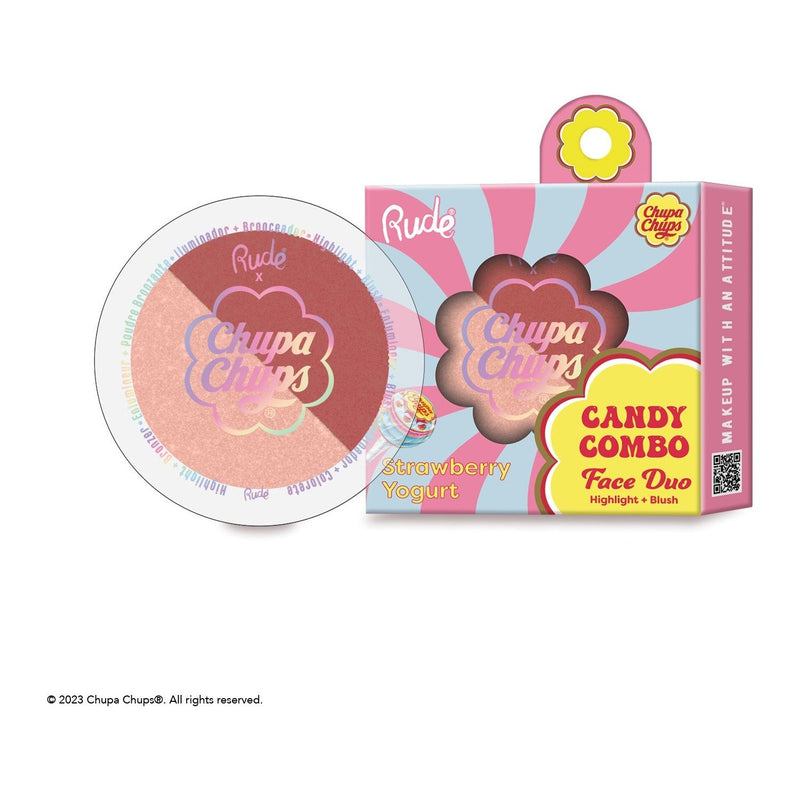 Rude Cosmetics Chupa Chups Candy Combo Face Duo Highlighter