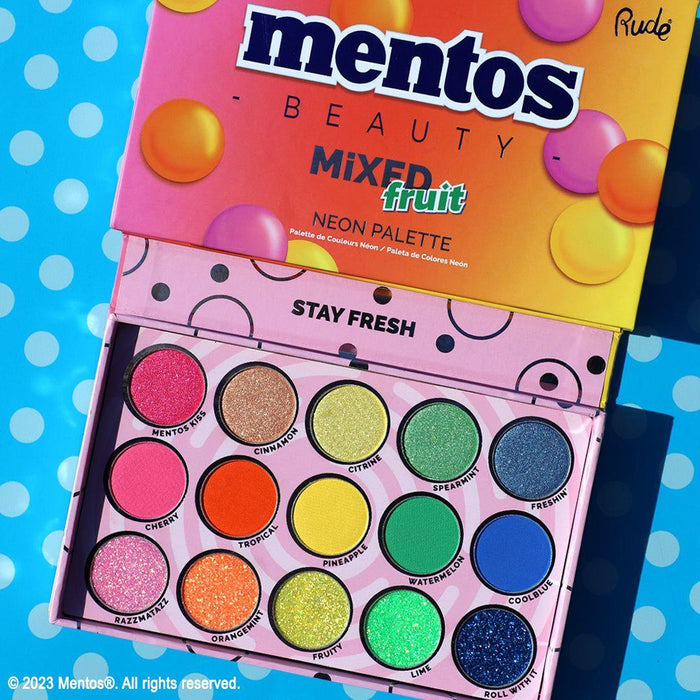 Rude Cosmetics - Rude Cosmetics - Mentos Mixed Fruit Neon Palette