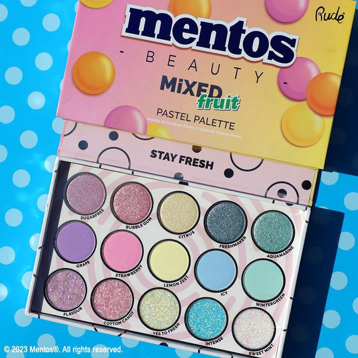 Rude Cosmetics - Rude Cosmetics - Mentos Mixed Fruit Pastel Palette