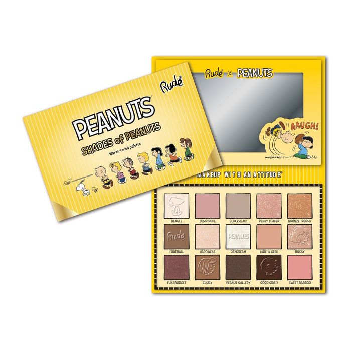 Rude Cosmetics - Rude Cosmetics - Shades of Peanuts Eyeshadow Palette - Warm-toned