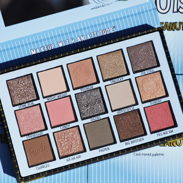 Rude Cosmetics - Rude Cosmetics - Shades of Peanuts Eyeshadow Palette - Cool-toned