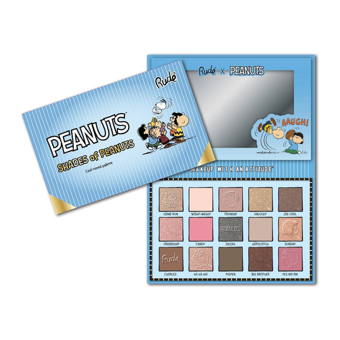 Rude Cosmetics - Rude Cosmetics - Shades of Peanuts Eyeshadow Palette - Cool-toned