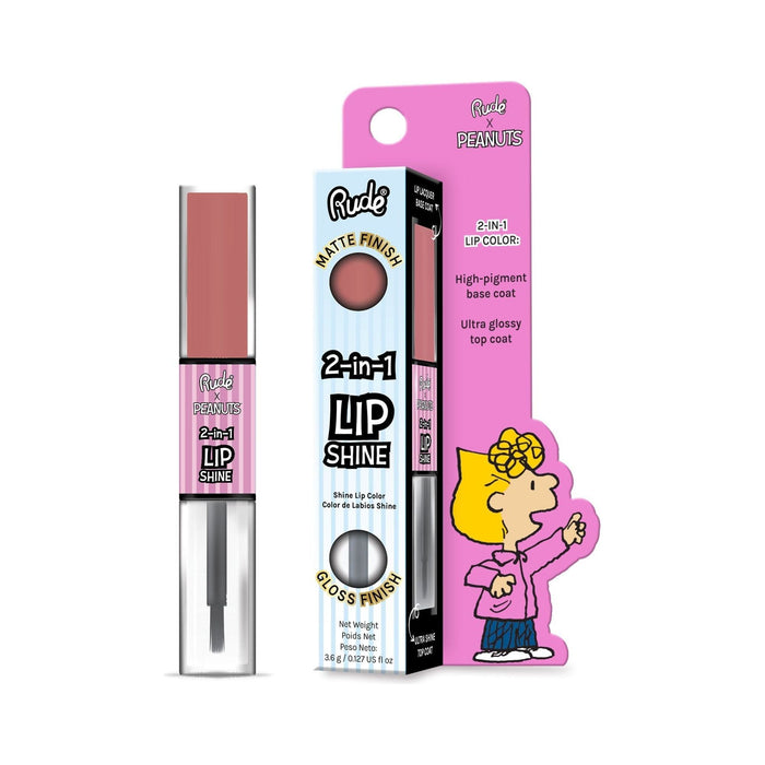 Rude Cosmetics - Rude Cosmetics - Peanuts 2-In-1 Lip Shine