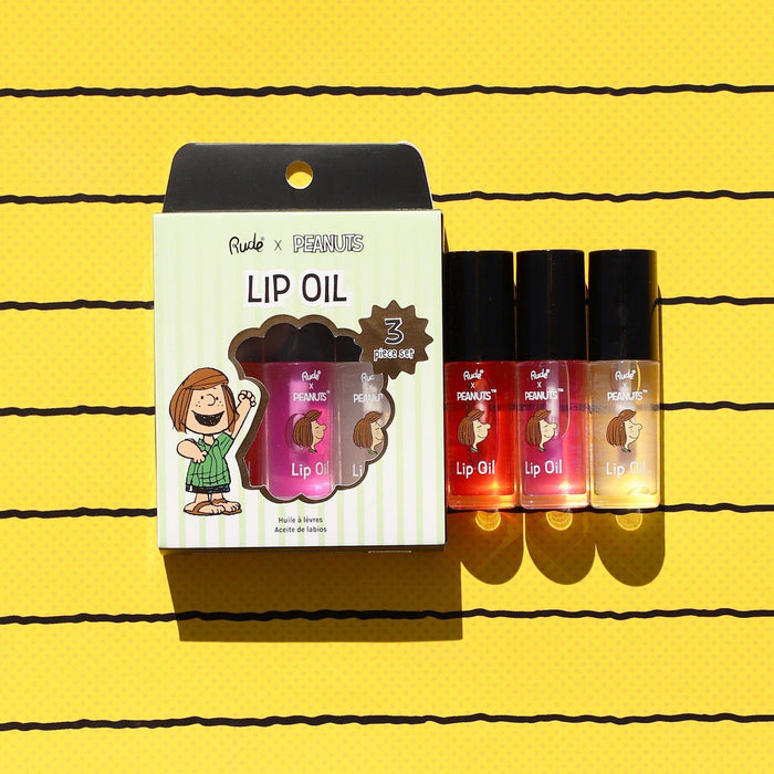 Rude Cosmetics - Rude Cosmetics - Peanuts Lip Oil - 3 Piece Set