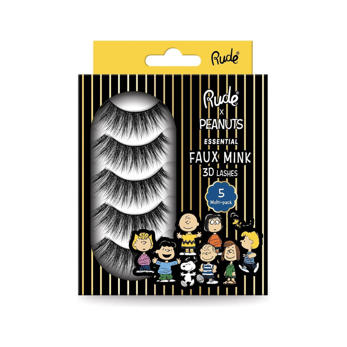 Peanuts Essential Faux Mink 3D Lashes - 5-pack