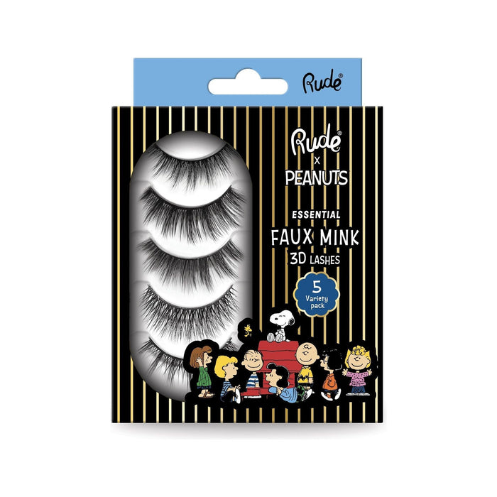 Peanuts Essential Faux Mink 3D Lashes - 5-pack