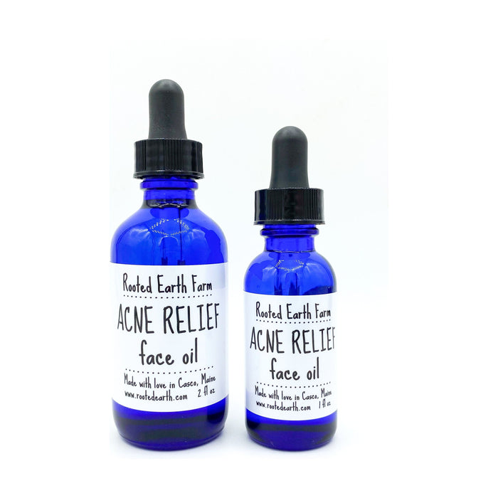 Rooted Earth Farm + Apothecary - Acne Relief Face Oil 1oz  - 2oz