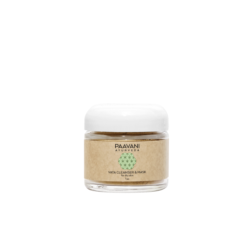 Paavani Ayurveda Vata Cleanser & Mask | Ayurvedic Cleansing Grains for Dry, Delicate Skin Cleanser & Mask