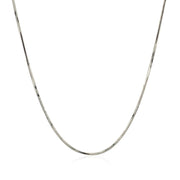 Bids.com 14k White Gold Adjustable Snake Chain 0.85mm Necklaces
