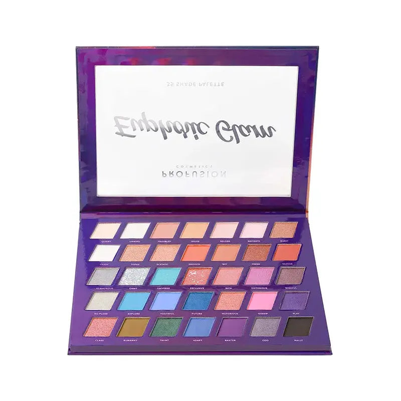 Profusion Cosmetics Euphoric Glam 35-Shade Eyeshadow Palette Eyes
