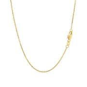 Bids.com 10k Yellow Gold Cable Chain 1.1mm Necklaces