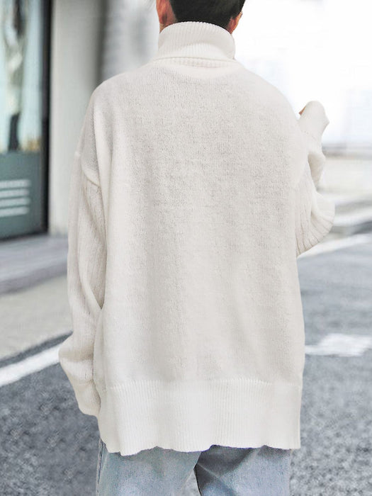 Dropped Shoulder Long Sleeve Sweater