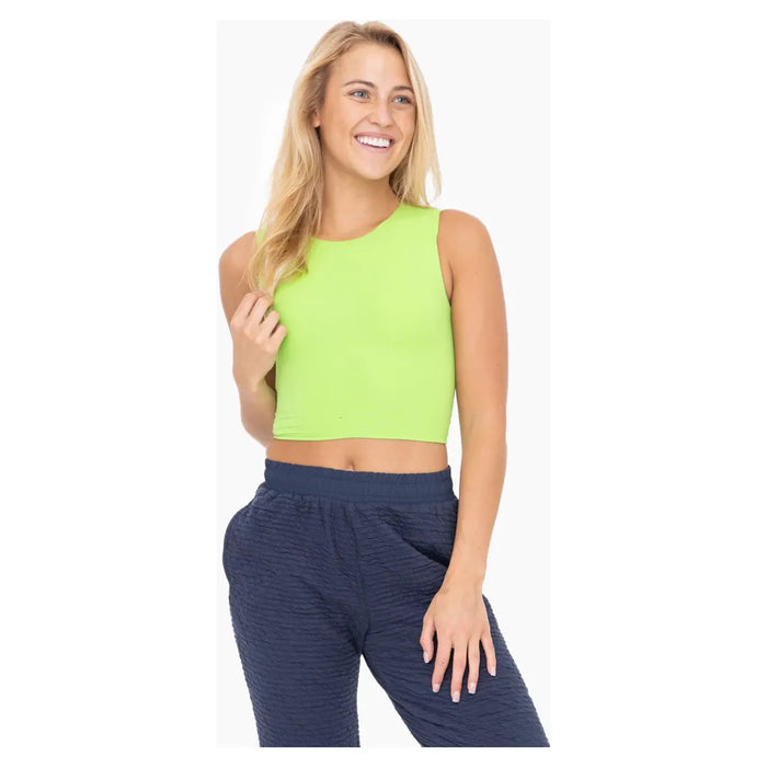 Mono B Cropped Fitted Muscle Tee