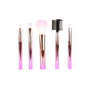 Profusion Cosmetics Crimson Mini Brushes – 5-Piece Mini Brush Set Brush