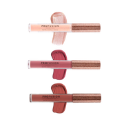 Profusion Cosmetics Crimson Perfect Pout – 3-Piece Lip Gloss Set Lips