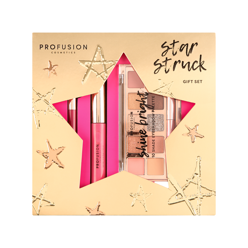 Profusion Cosmetics Crimson Star Struck – 4-Piece Face and Eye Set Eye