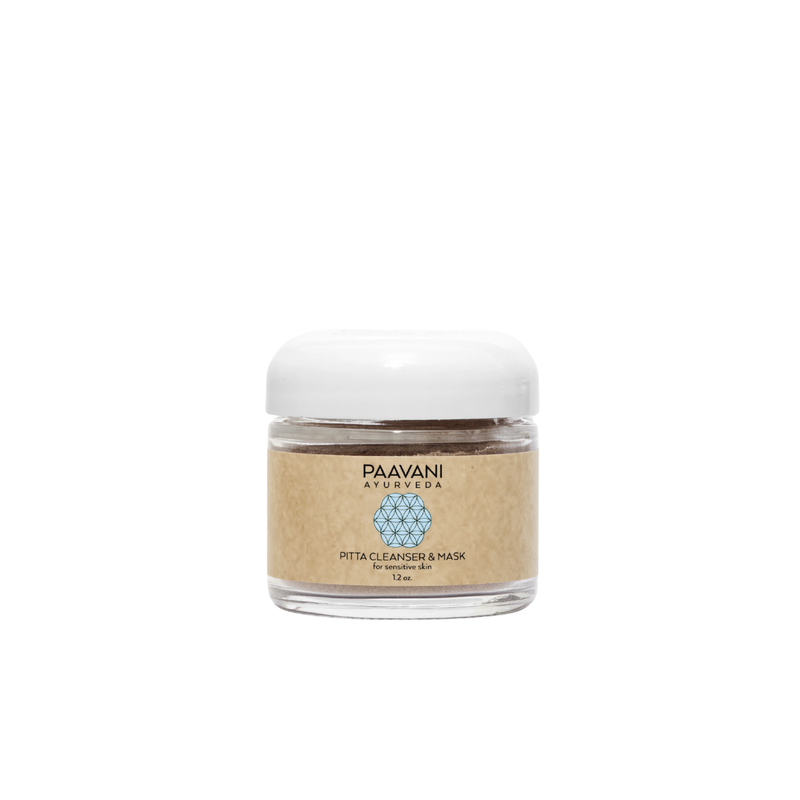 Paavani Ayurveda Pitta Cleanser & Mask | Ayurvedic Cleansing Grains for Sensitive, Inflamed Skin simple