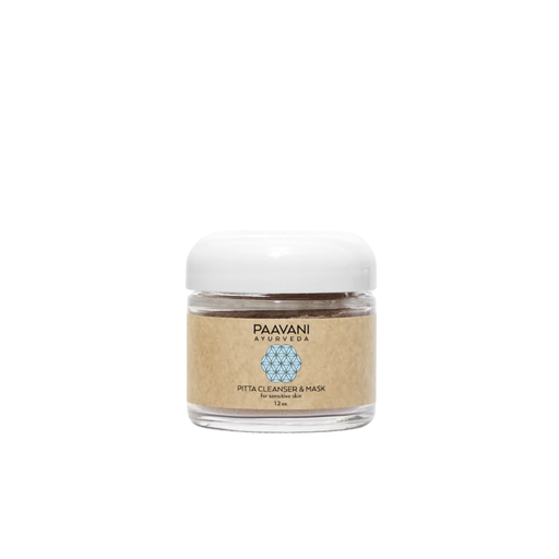 Paavani Ayurveda Pitta Cleanser & Mask | Ayurvedic Cleansing Grains for Sensitive, Inflamed Skin simple