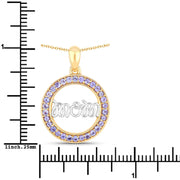 Bids.com 0.64 Carat Genuine Tanzanite .925 Sterling Silver Pendant Pendants