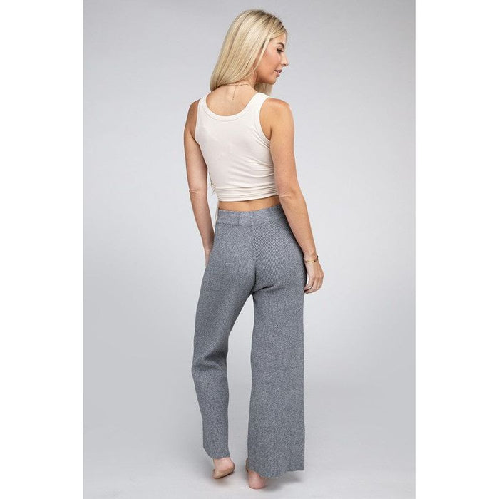 Solid Knit Pants