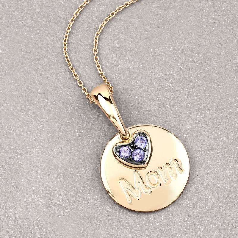 Bids.com 0.21 Carat Genuine Tanzanite .925 Sterling Silver Pendant Pendants