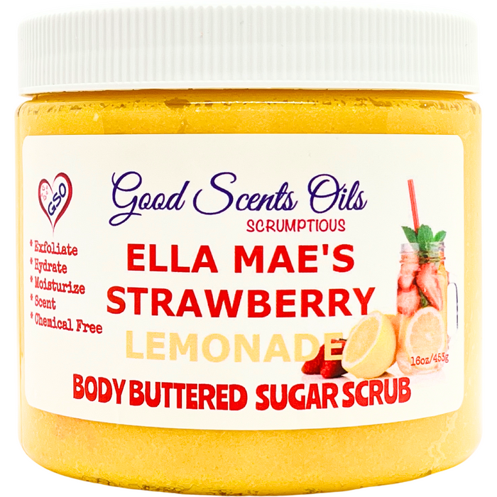 Good Scents Oils - Ella Mae Strawberry Lemonade Body Scrub