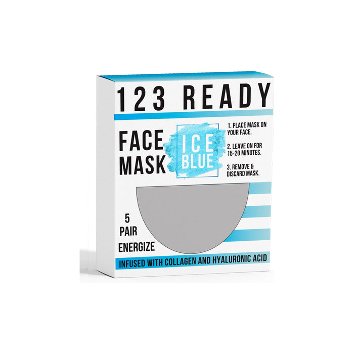 ZAQ Skin & Body - Ice Blue Gel Face Mask 5 Pc