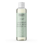 Appalachian Botanical Co. Lavender Sage Bath & Body Oil Body Oil Dark Gray 4 fl oz